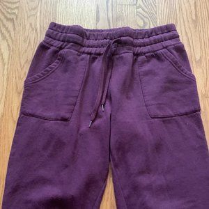 Athletic Works Purple Joggers Sweatpants